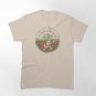 Buried Forensic Skull Flowers Sticker Classic T-Shirt