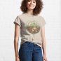 Buried Forensic Skull Flowers Sticker Classic T-Shirt