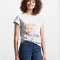 Coffee, Cats and True Crime (beautiful mosaic and pop art colors.)  Classic T-Shirt