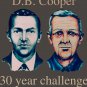 D.B. Cooper FBI Wanted Photo With Age Progression Funny 30 Year Challenge  Classic T-Shirt