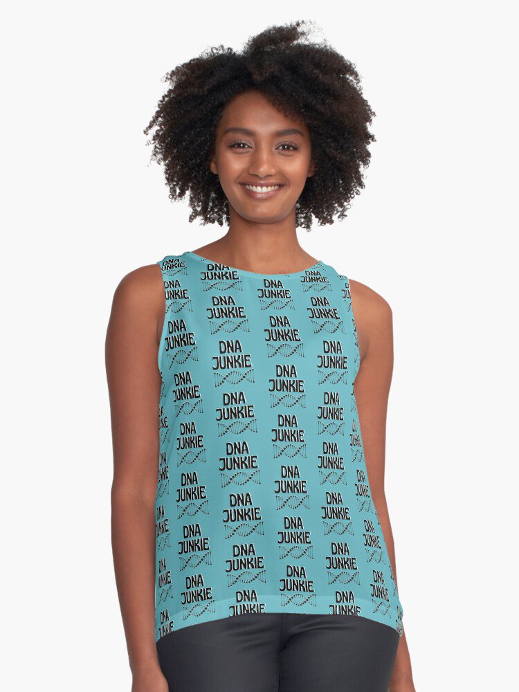 DNA JUNKIE with Blue Sleeveless Top