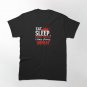 Eat.sleep.binge watch crime shows.repeat - text Classic T-Shirt
