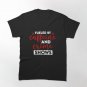 Fueled by Caffeine and Crime Shows (light text) Classic T-Shirt