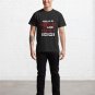 Fueled by Caffeine and Crime Shows (light text) Classic T-Shirt