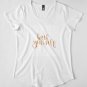 LPOTL Hail Yourself Minimalist Floral Premium Scoop T-Shirt