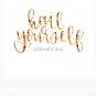 LPOTL Hail Yourself Minimalist Floral Premium Scoop T-Shirt