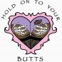 Morbid Hold On To Your Butts Skeleton Heart Bum   Classic T-Shirt