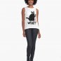 True Crime Cat What Cat Funny Cat Sleeveless Top