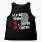 Murder Shows and Comfy Clothes Staycation Relax Self Care True Crime Sleeveless Top