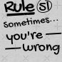 NCIS TV Show - Gibbs Rules - Rule 51 Classic T-Shirt