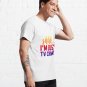 Shhhhh  I'm busy TV crimes. (Pop art sun burst colors. Vibrant Text.)  Classic T-Shirt