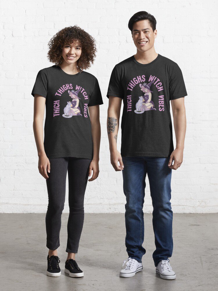 Thick Thighs Witch Vibes Essential T-Shirt