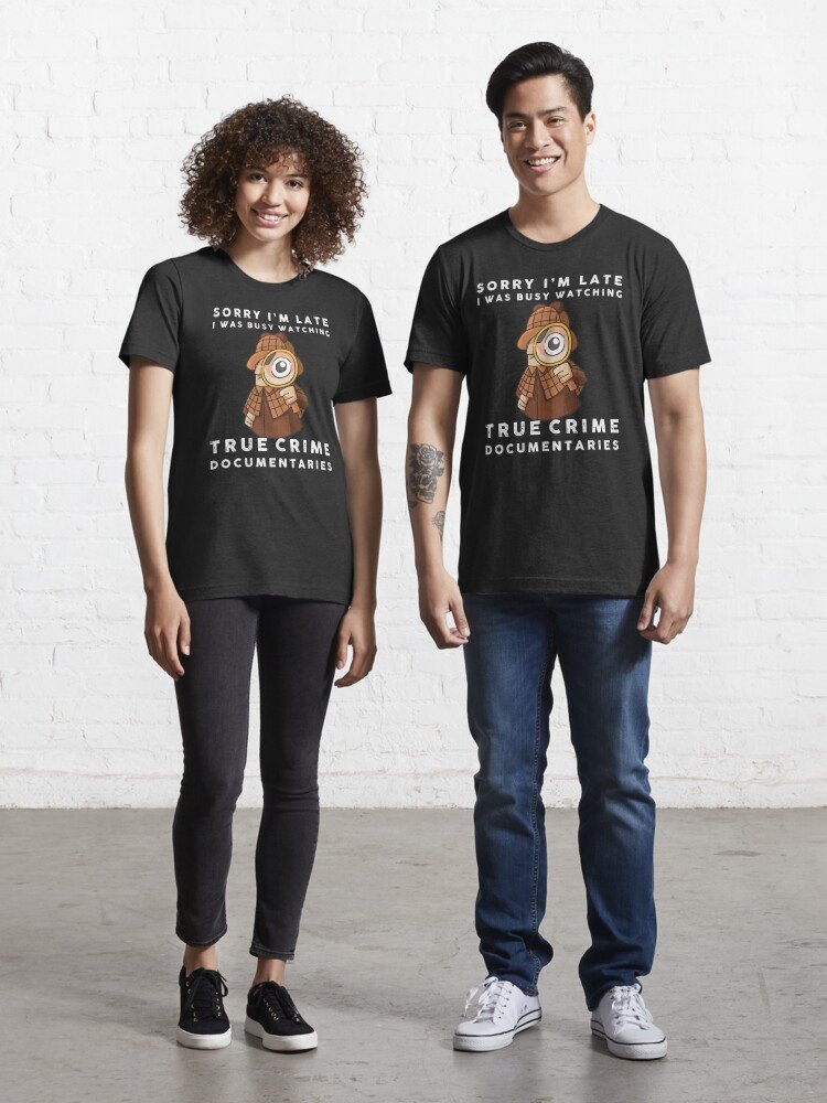 True Crime Documentaries - Detective Graphic Essential T-Shirt