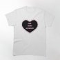True Crime Enthusiast Fan Heart - Black & Pink Classic T-Shirt