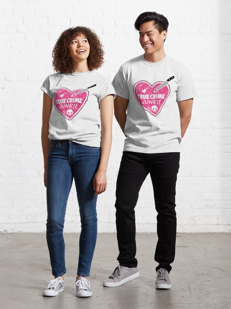 True Crime Junkie Heart Classic T-Shirt
