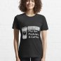 True Crime Murder Podcasts and Coffee Illustration with Ax Essential T-Shirt