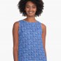 True Crime Seamless Pattern Sleeveless Top