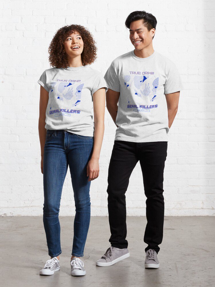 True Crime Serial Killer's Dark Minds Design Classic T-Shirt