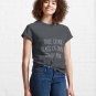 True Crime, Glass of Wine, Bed by Nine Classic T-Shirt