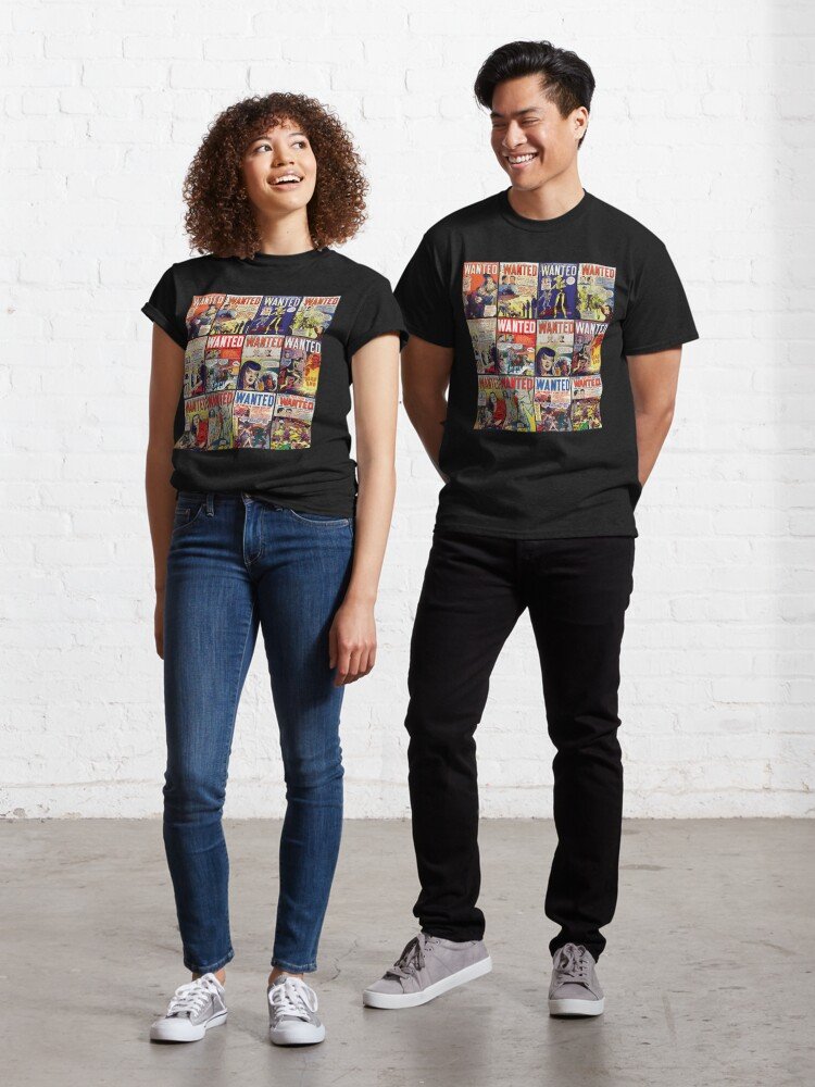 Wanted Comic Covers  Vintage comic Classic T-Shirt