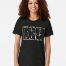 Witch In All Of Us  Halloween  October  Skull Tri-blend T-Shirt