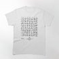 Zodiac Cipher Symbols Classic T-Shirt