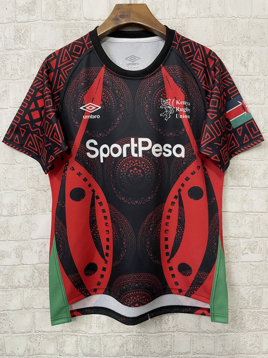 Kenya Sport Kenya Red and Black