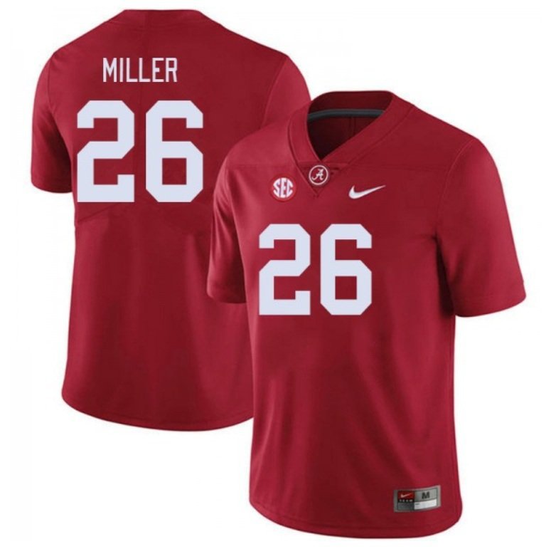 Alabama Crimson Tide Jam Miller #26 2026  Jersey