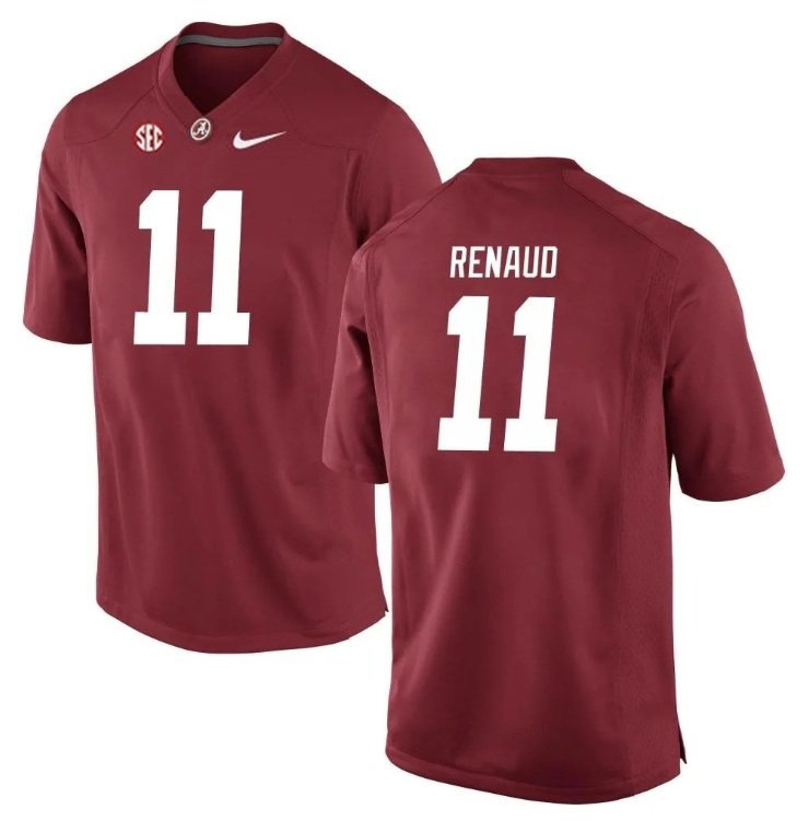 Alabama Crimson Tide Jordan Renaud #11 2026  Jersey