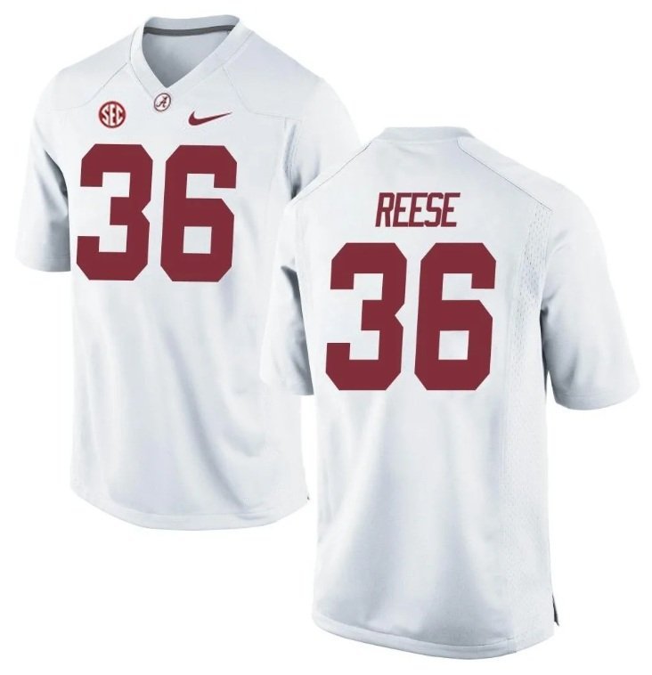Alabama Crimson Tide QB Reese #36 2026  Jersey