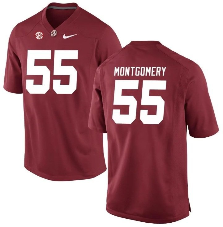 Alabama Crimson Tide Roq Montgomery #55 2026  Jersey