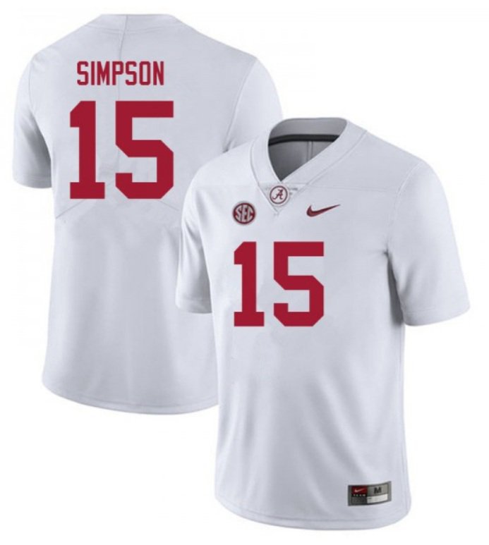 Alabama Crimson Tide Ty Simpson #15 2026  Jersey
