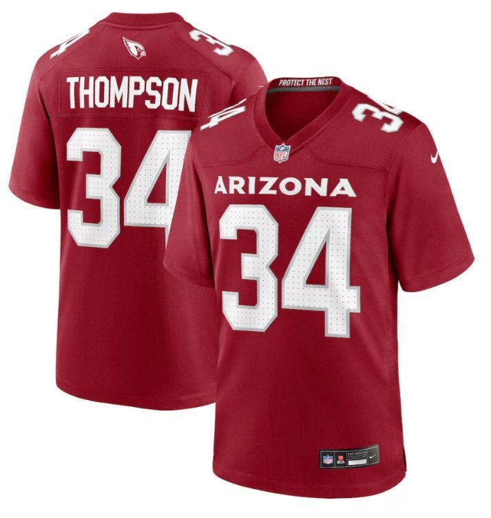 Arizona Cardinals Jalen Thompson #34 2026  Jersey