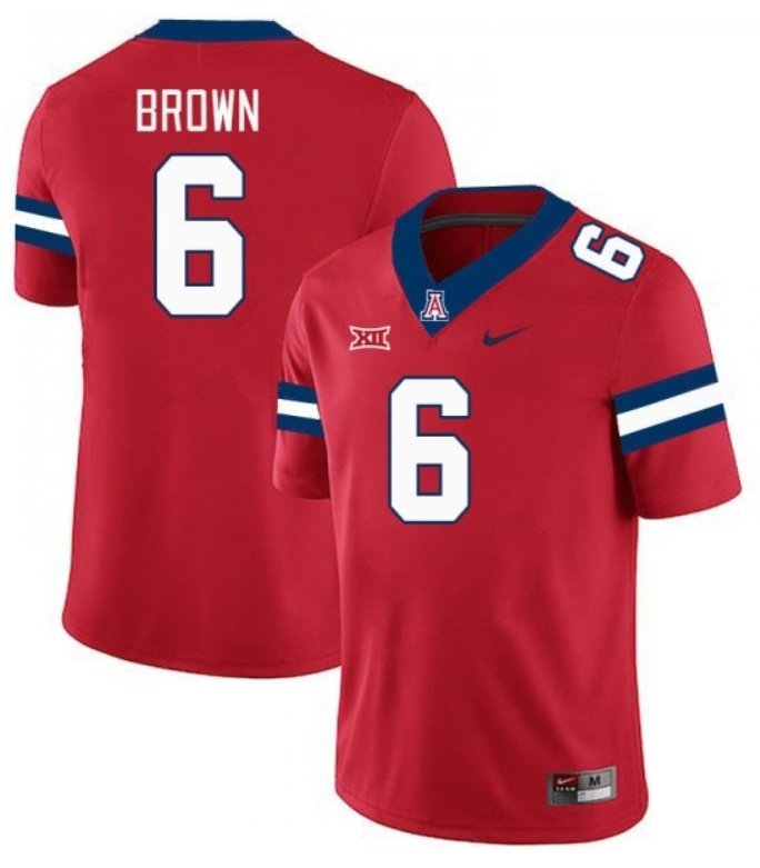 Arizona Wildcats Taye Brown #6  Jersey 2026