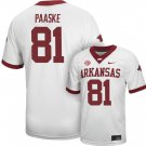 Arkansas Razorbacks Andreas Paaske #81 2026  Jersey