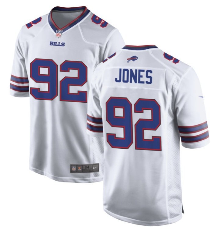 Buffalo Bills DaQuan Jones #92 2026  Jersey