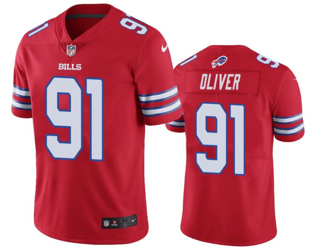 Buffalo Bills Ed Oliver #91 2026  Jersey