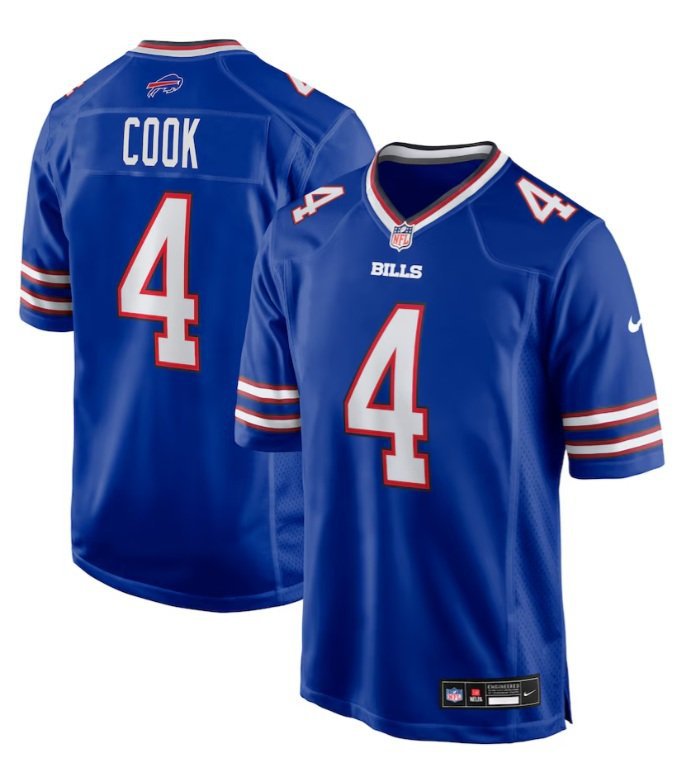 Buffalo Bills James Cook #4 2026  Jersey