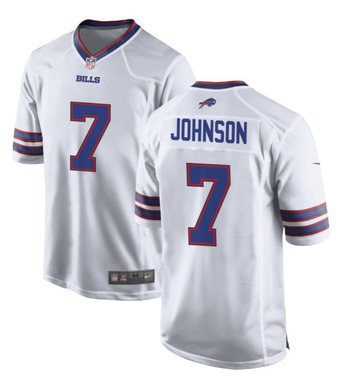 Buffalo Bills Taron Johnson #7 2026  Jersey