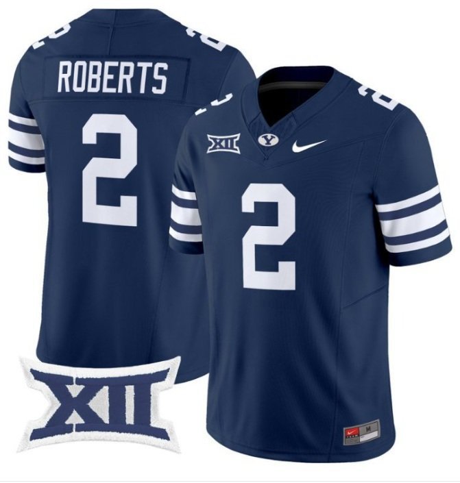 BYU Cougars Chase Roberts #2 2026  Jersey