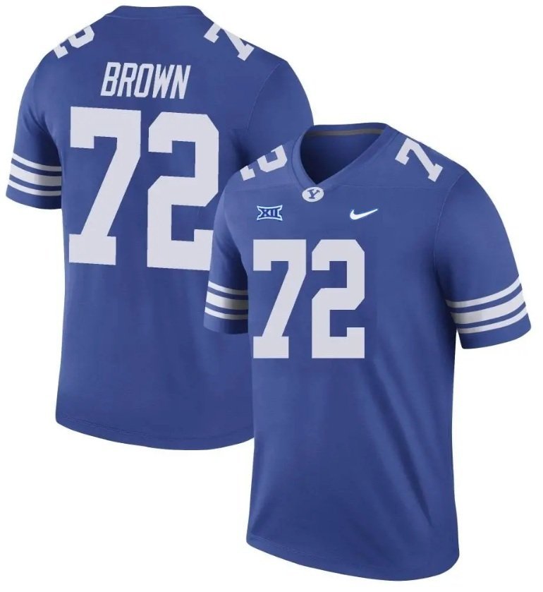 BYU Cougars Joe Brown #72 2026  Jersey