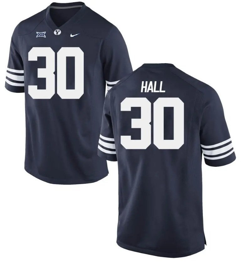 BYU Cougars Miles Hall #30 2026  Jersey