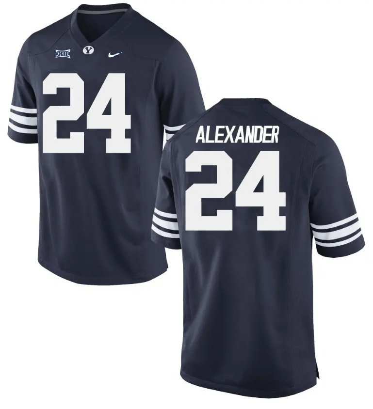 BYU Cougars Therrian Alexander III #24 2026  Jersey