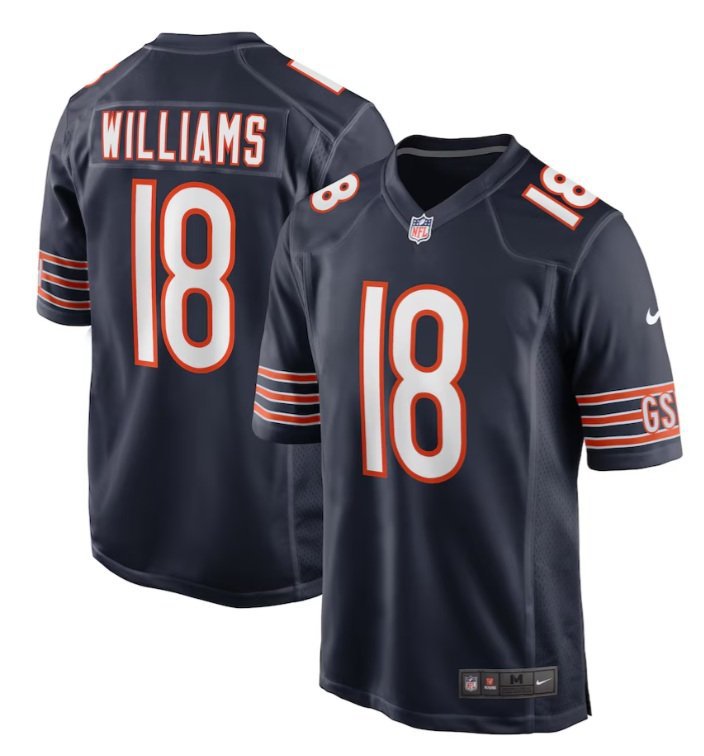 Chicago Bears Caleb Williams #18 2026  Jersey