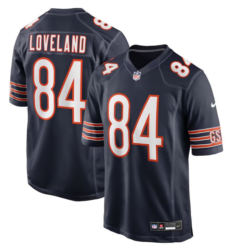 Chicago Bears Colston Loveland #84 2026  Jersey