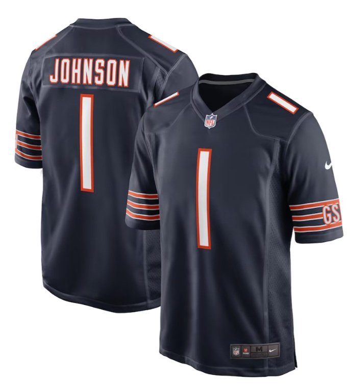 Chicago Bears Jaylon Johnson #1 2026  Jersey