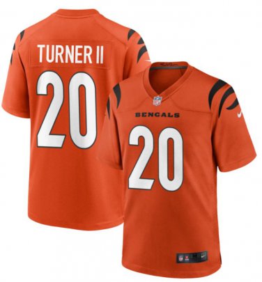 Cincinnati Bengals DJ Turner II #20 2026  Jersey