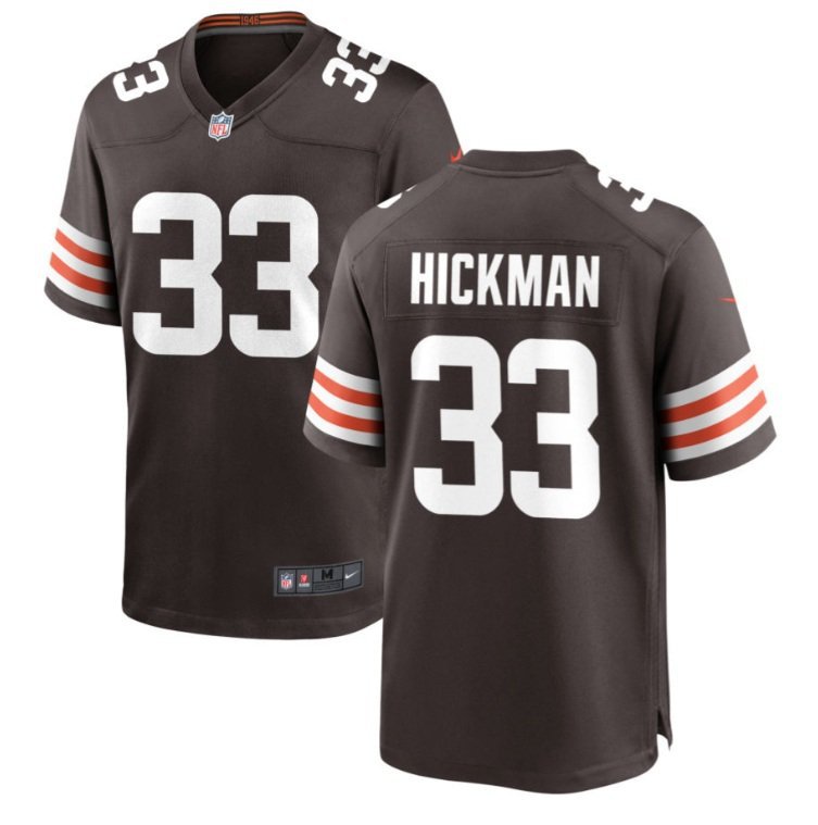 Cleveland Browns Ronnie Hickman #33 2026  Jersey