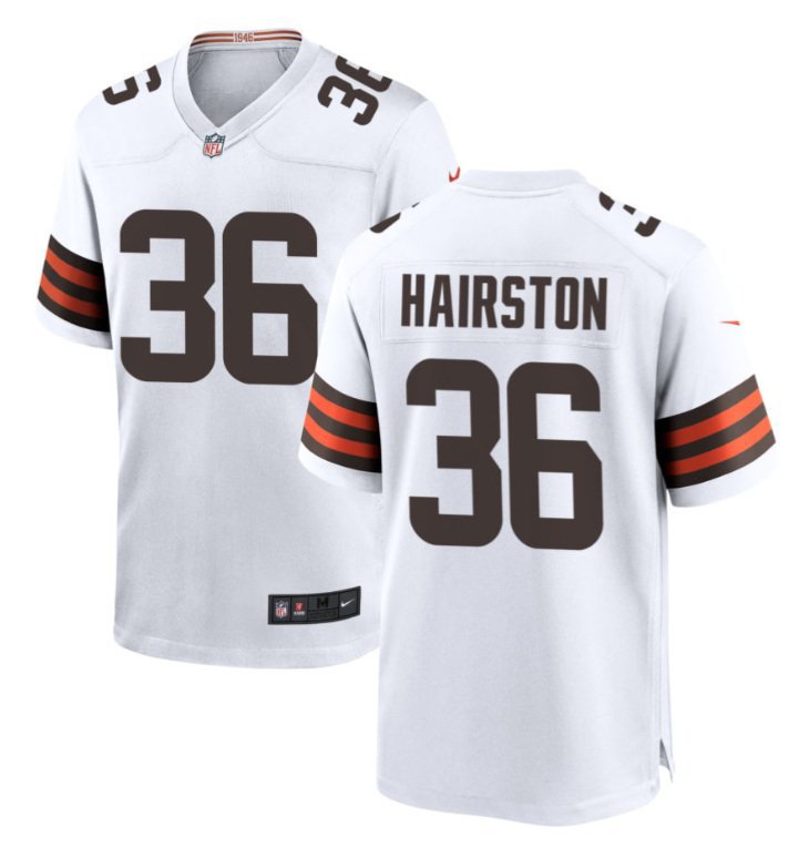 Cleveland Browns Troy Hairston #36 2026  Jersey
