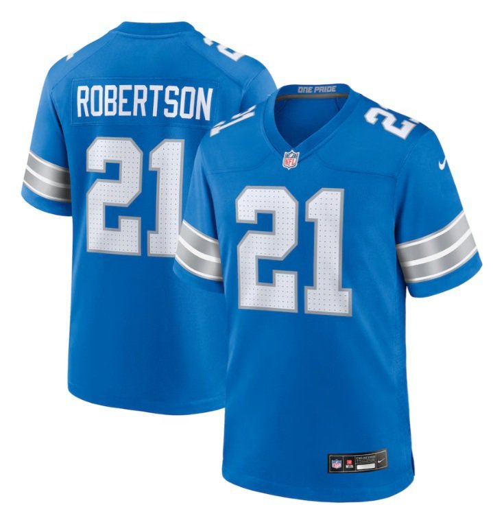 Detroit Lions Amik Robertson #21 2026  Jersey